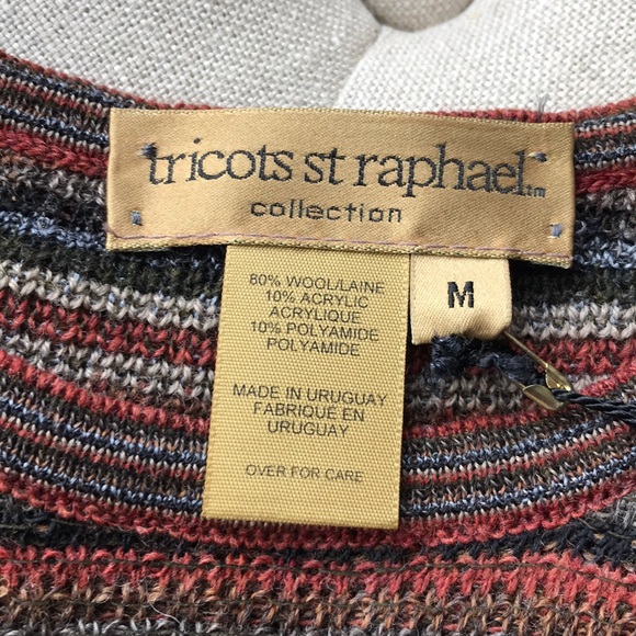 Tricots St. Raphael Men’s Sweater in Brick NWT - Picture 3 of 3